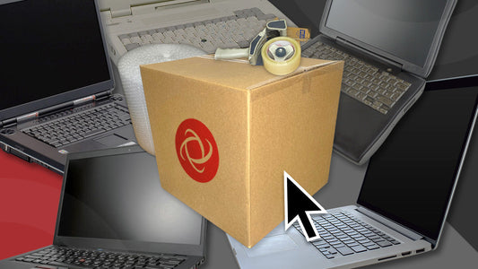 ViaTeK's medium-sized box is shown for laptop recycling